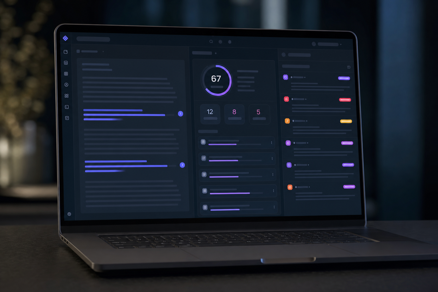 NexLens contract analysis dashboard preview
